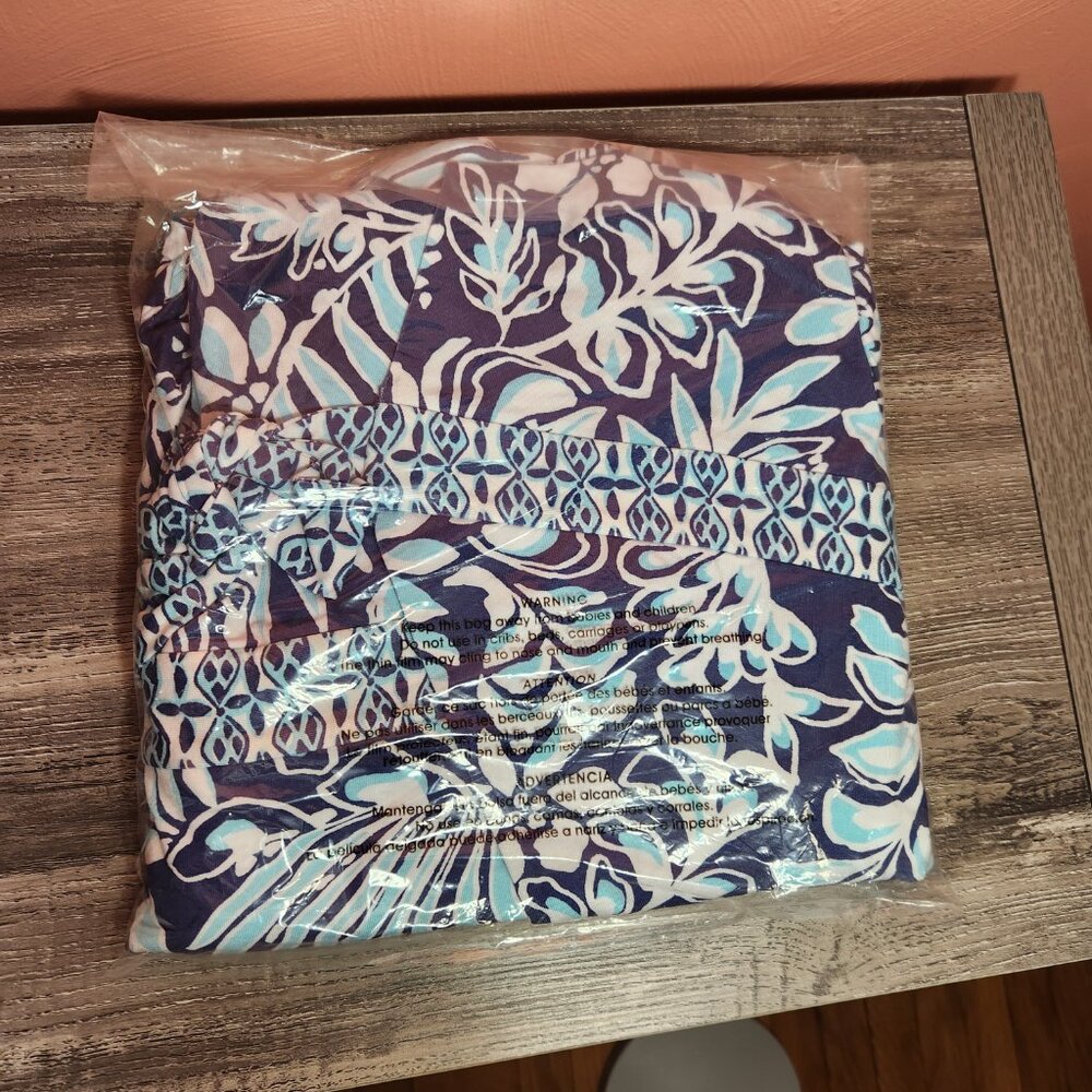 Lilly Pulitzer Ibby Sapphire Pool Skirted Print Romper Size MEDIUM - Picture 7 of 7
